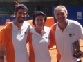 Flávio Saretta, Luciana Tella e Fernando Roese, Campeões do Masculino