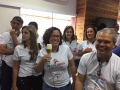 Tella Tennis levou seus alunos para uma visita à fábrica do Brasil Kirin